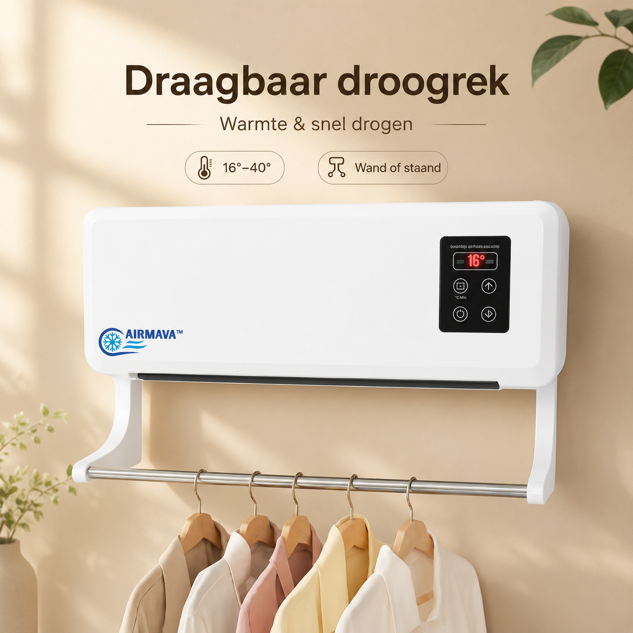 2-in-1 Wand Airco & Verwarming – Draagbaar + Gratis Cadeaus 🎁🔥